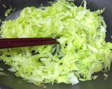 山盛りキャベツと卵のチーズトーストサンド作り方1写真
