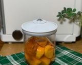 煮ない柿のコンポート作り方4写真