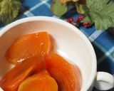 煮ない柿のコンポート作り方7写真