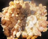 作り置き　むね肉とこんにゃくの甘酢炒め作り方2写真