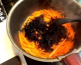 サバ缶とひじきの煮物作り方3写真