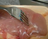 ウォルナッツ・チキンカツレツ。作り方1写真