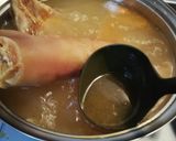 生ハム原木の骨で！ 本格とんこつラーメン作り方12写真