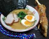 生ハム原木の骨で！ 本格とんこつラーメン作り方15写真