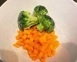 １歳　スプーン練習中　中華風卵あんかけ作り方1写真