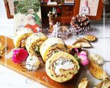 *ほうれん草と米粉のミニロールケーキ*作り方13写真