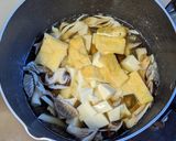 キノコと豆富の味噌汁作り方3写真