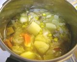 夏野菜いっぱいのスジ肉カレー*圧力鍋で*作り方4写真