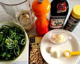 長ネギのジェノベーゼパスタ作り方1写真