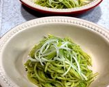 長ネギのジェノベーゼパスタ作り方6写真