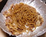 鉄板で作ったお店の味に近いソース焼きそば作り方27写真