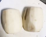 蓮根と豚ひき肉の蒸し中国の家庭料理作り方2写真