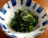 旬のご馳走♪春菊の胡麻和え＊副菜作り方6写真