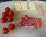 ♪コロコロ☆肉巻きトマチーズ☆フライ作り方1写真