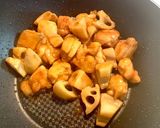 鶏肉とれんこんの照り煮作り方6写真