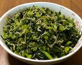 雑な男料理：大根の葉っぱ炒め！！作り方8写真