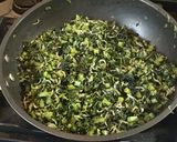 雑な男料理：大根の葉っぱ炒め！！作り方7写真