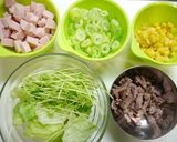 簡単!ローストビーフ炒飯作り方1写真
