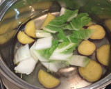 白菜とさつまいものトマトスープ作り方2写真