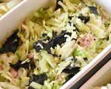 キャベツとツナのうま塩海苔サラダ作り方3写真