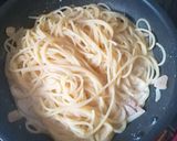 にんにくのクリームパスタ作り方8写真