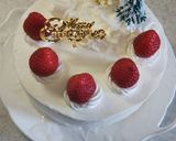 クリスマスケーキデコレーション♪初心者用作り方35写真
