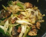 鰯の缶詰の長ネギ炒め！作り方5写真