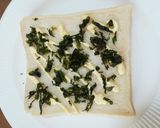 簡単☆朝トースト：韓国海苔とハムチーズ作り方3写真
