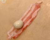 豚の角煮味玉風、うずらの玉子の肉巻き！作り方2写真