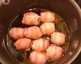 豚の角煮味玉風、うずらの玉子の肉巻き！作り方5写真