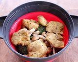 ヘルシー！スパイシーチキンのホットサラダ作り方4写真