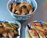 嫁の代わりに超簡単 鶏ネギ丼作り方8写真