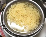 桃と生ハムの冷製パスタ作り方6写真