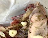 クリスマスまるごとチキン♫簡単スモーク♪作り方1写真
