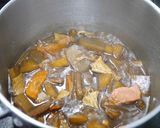 簡単！牛すね煮込み☆甘味噌風味作り方2写真