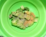 腸活パスタ：ワカメ納豆アボカド全粒粉Ｐで作り方3写真