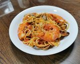シーフードのトマトパスタ作り方8写真