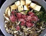 ネギたっぷり肉豆腐作り方4写真