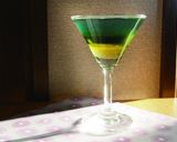 便秘解消★バタフライピーと抹茶のモクテル作り方4写真