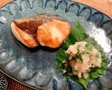 フライパンで鰤の塩焼き♪紫蘇ポンおろしと作り方3写真