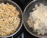 豆腐と水菜の塩鰹ポン酢サラダ作り方1写真