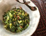 【簡単】ご飯が止まらない！大根菜の炒め物作り方6写真