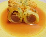 チーズ入り♫ウインナーのロール白菜作り方6写真