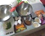抹茶・黒蜜がけ☆ロールケーキ作り方1写真