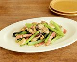 牡蠣(かき)とベーコンのガリバタ醤油炒め作り方7写真