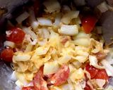 粉少なめ、米粉のお好み焼き作り方3写真