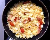 粉少なめ、米粉のお好み焼き作り方4写真