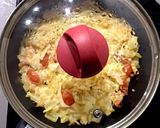 粉少なめ、米粉のお好み焼き作り方5写真