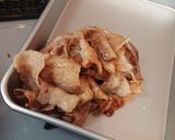 簡単！豚バラ白菜の鶏ガラ醤油餡掛け作り方7写真