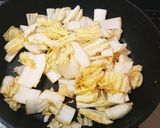 簡単！豚バラ白菜の鶏ガラ醤油餡掛け作り方9写真